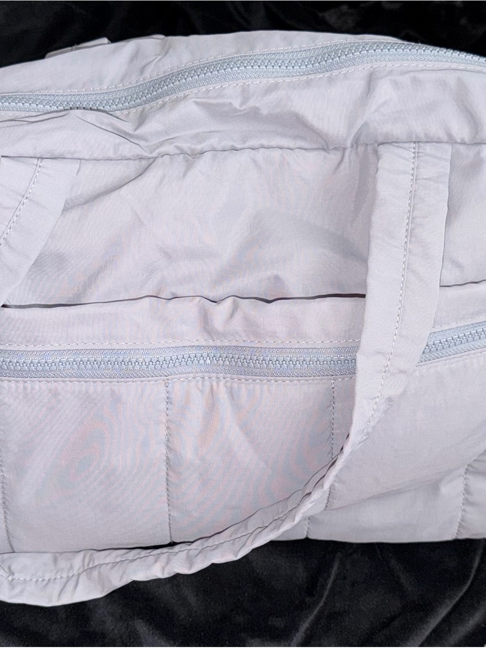 Amazon Light Blue Gray Travel Tote Bag